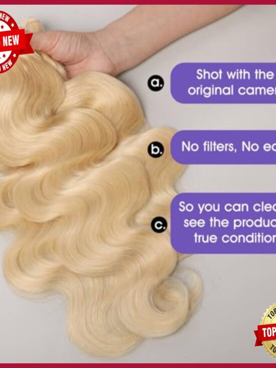 22 Inch Body Wave Virgin Human Hair Extensions Bundle Salon Quality Weave main image 5